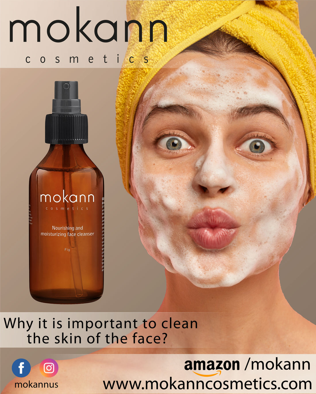 Why is it important to clean the skin of your face?