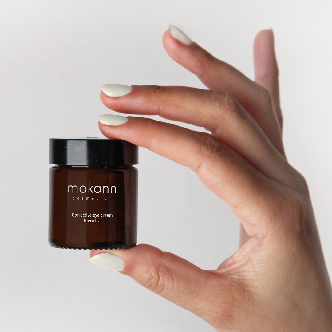 Corrective eye cream green tea - Mokann