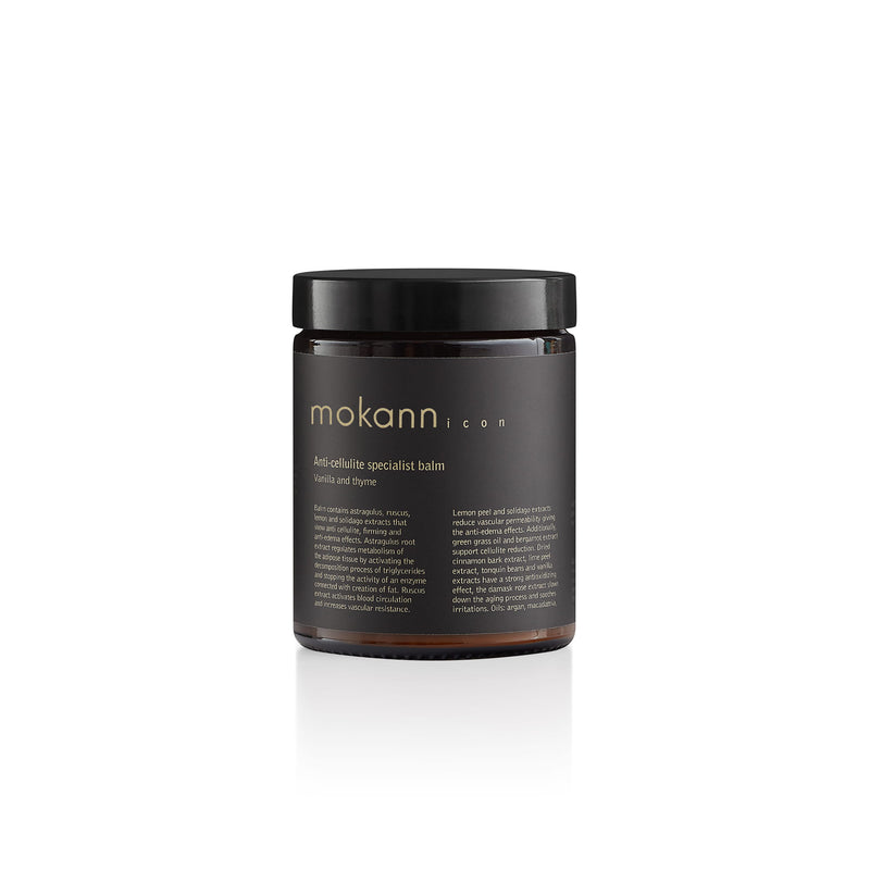 Vegan anti-cellulite specialist balm - Vanilla and thyme - Mokann / Mokosh