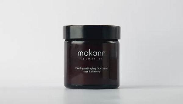Vegan Firming anti-aging face cream rose and blueberry - Mokann / Mokosh